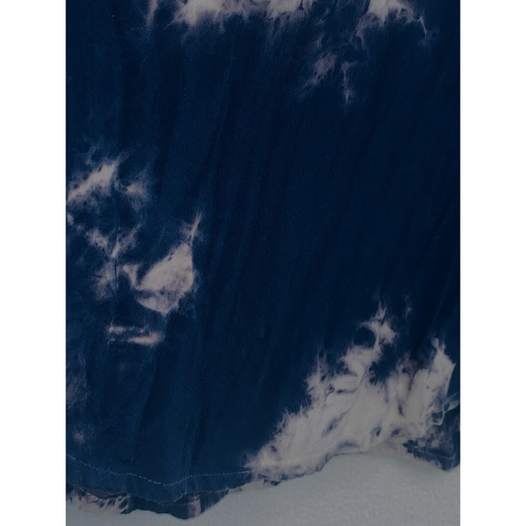 Sz S Forever 21 Tie Dye Top Tank Lattice Back Studs Neckline Boho Hippy Top EUC - Picture 4 of 14